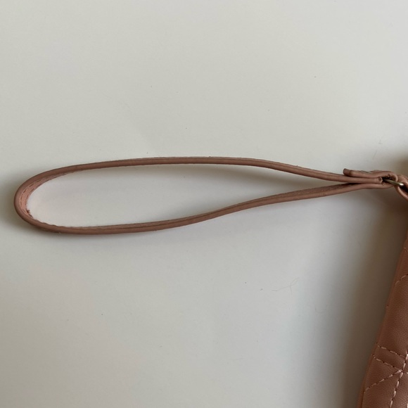 French Connection Flora Box Quilt Wristlet Wallet, Color Rose - Picture 7 of 11